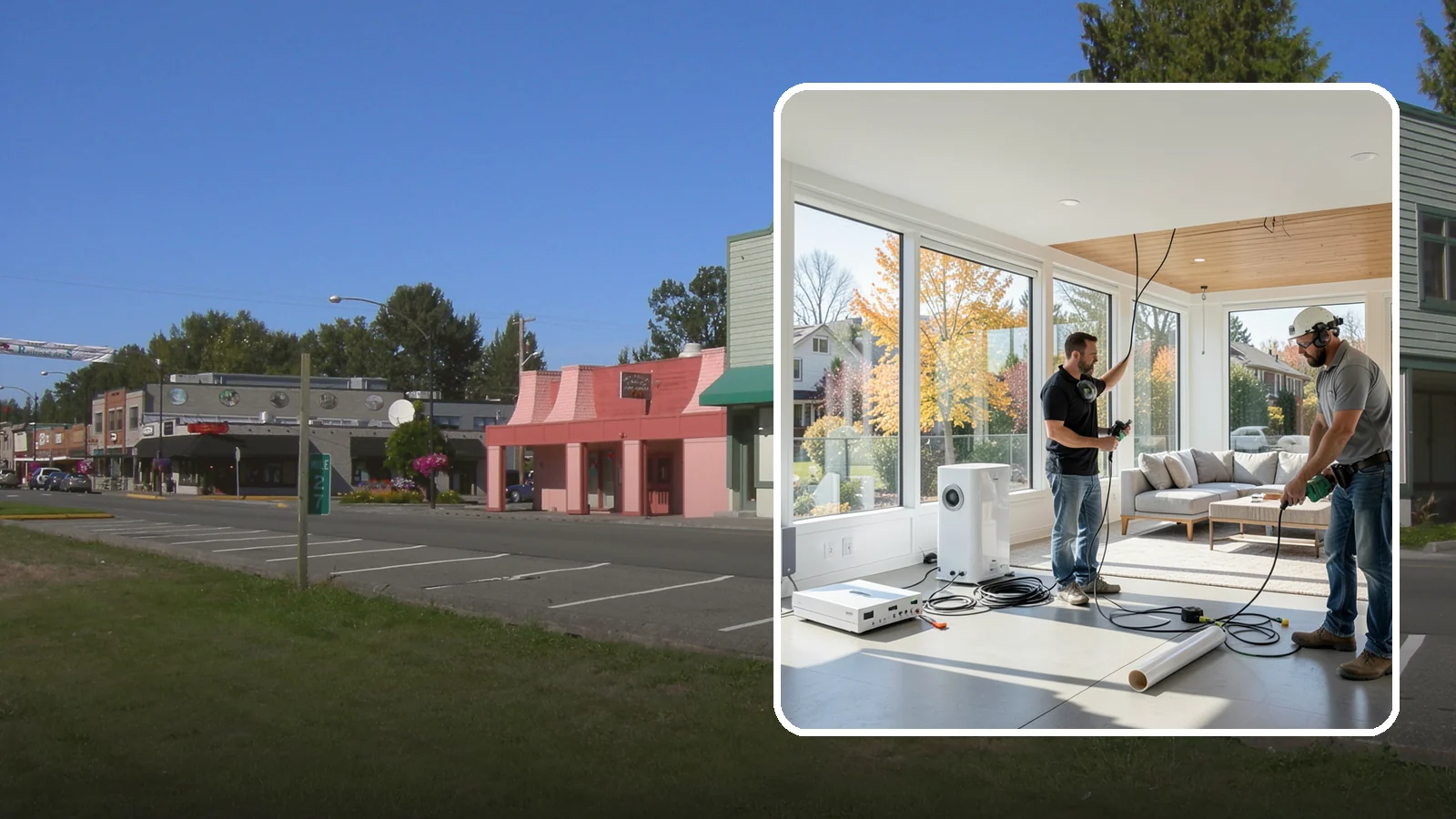 Whole-Home Audio Installation in Snoqualmie, King County, WA - We install whole-home audio that streams music seamlessly to any room, indoors or on the covered patio.