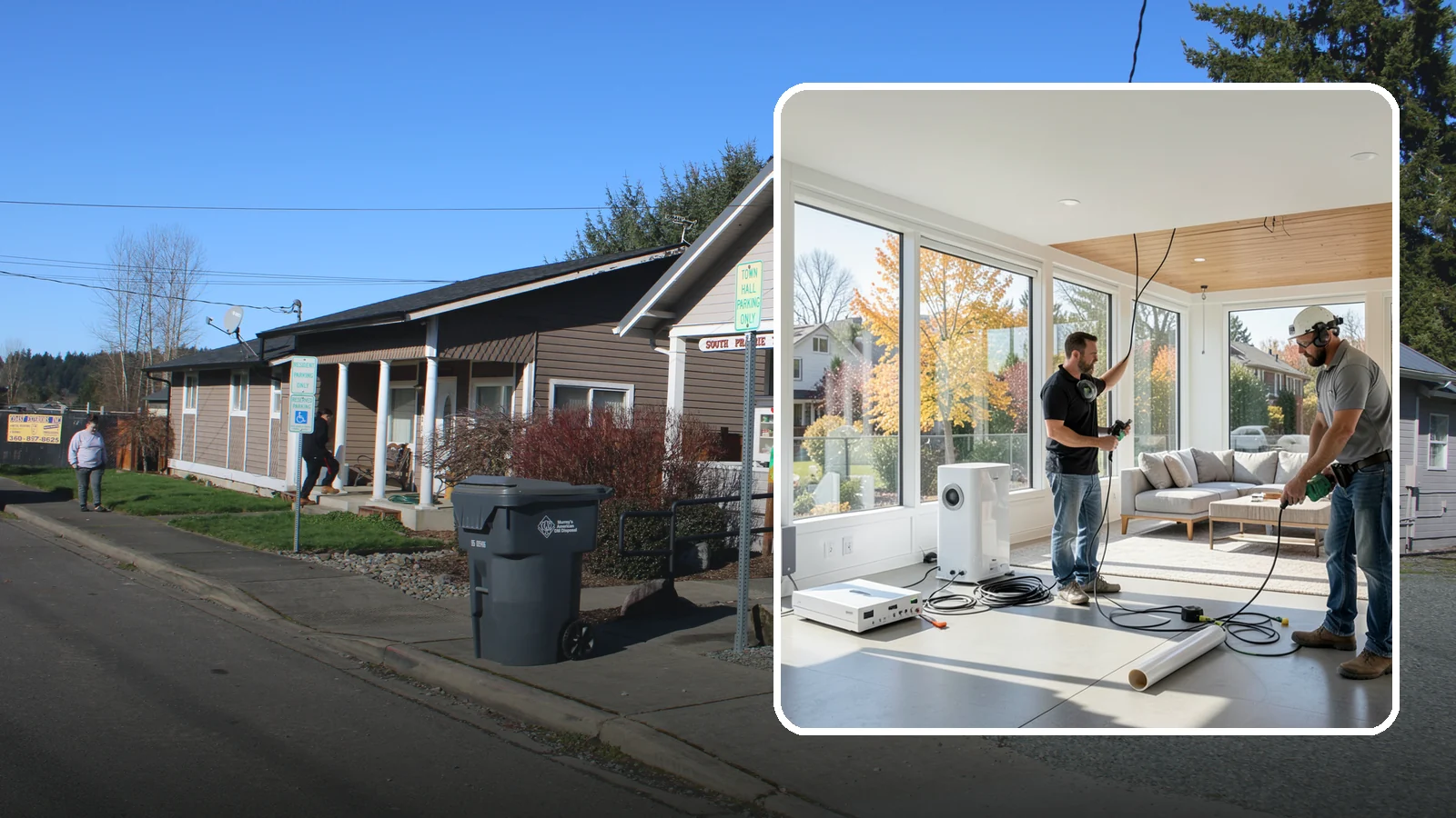 Whole-Home Audio Installation in South Prairie, Pierce County, WA - We install whole-home audio that streams music seamlessly to any room, indoors or on the covered patio.