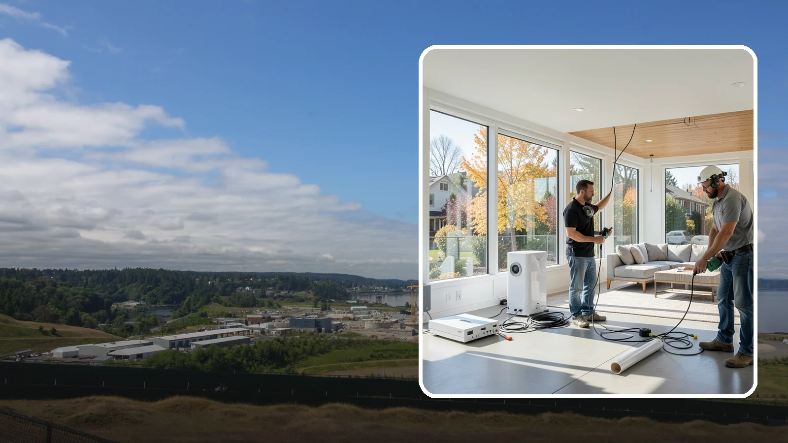 Whole-Home Audio Installation in University Place, Pierce County, WA - We install whole-home audio that streams music seamlessly to any room, indoors or on the covered patio.