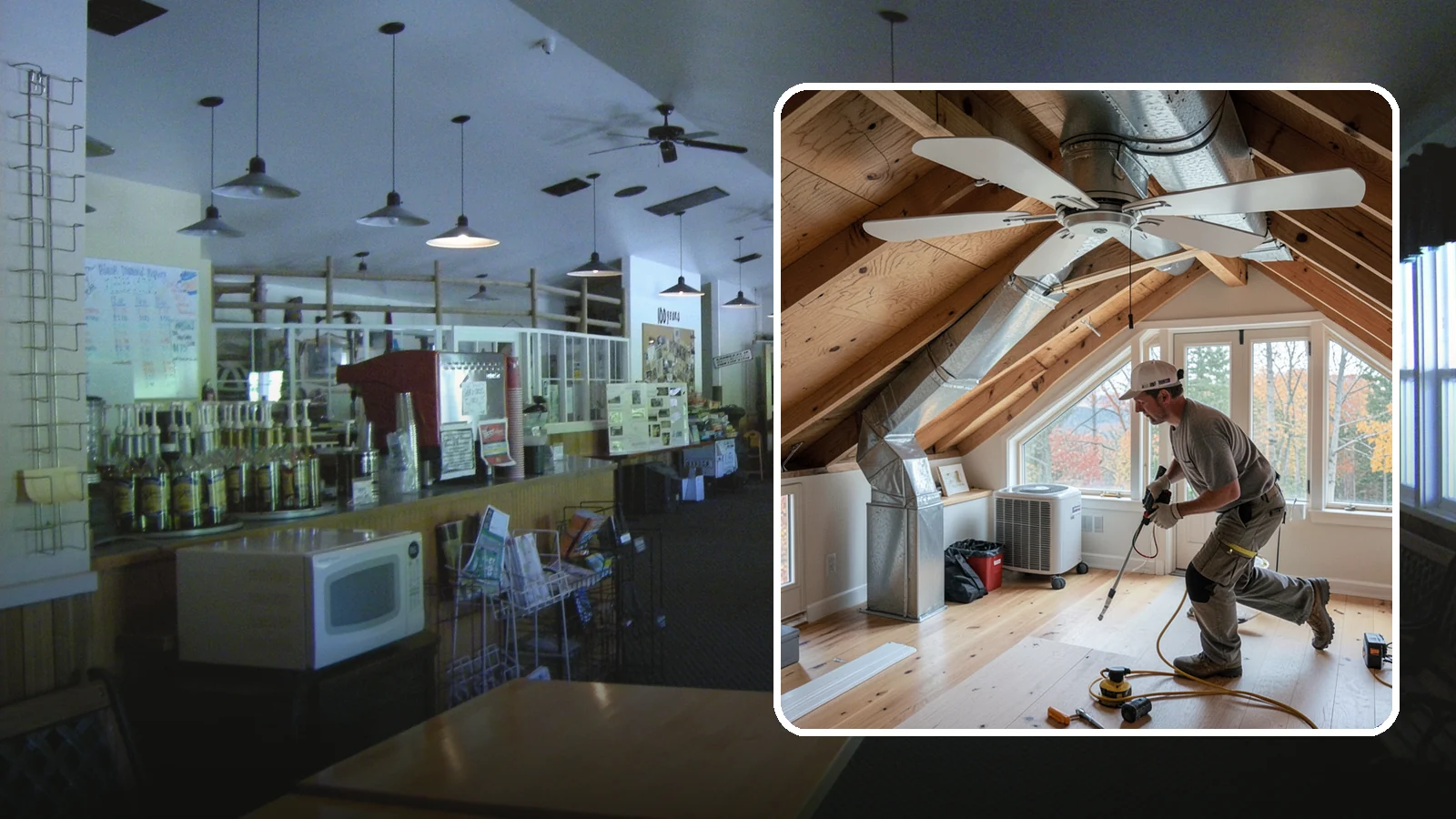 Whole-House Fan Installation in Black Diamond, King County, WA - Whole-house fan installation that flushes out heat on warm Puget Sound evenings without AC.