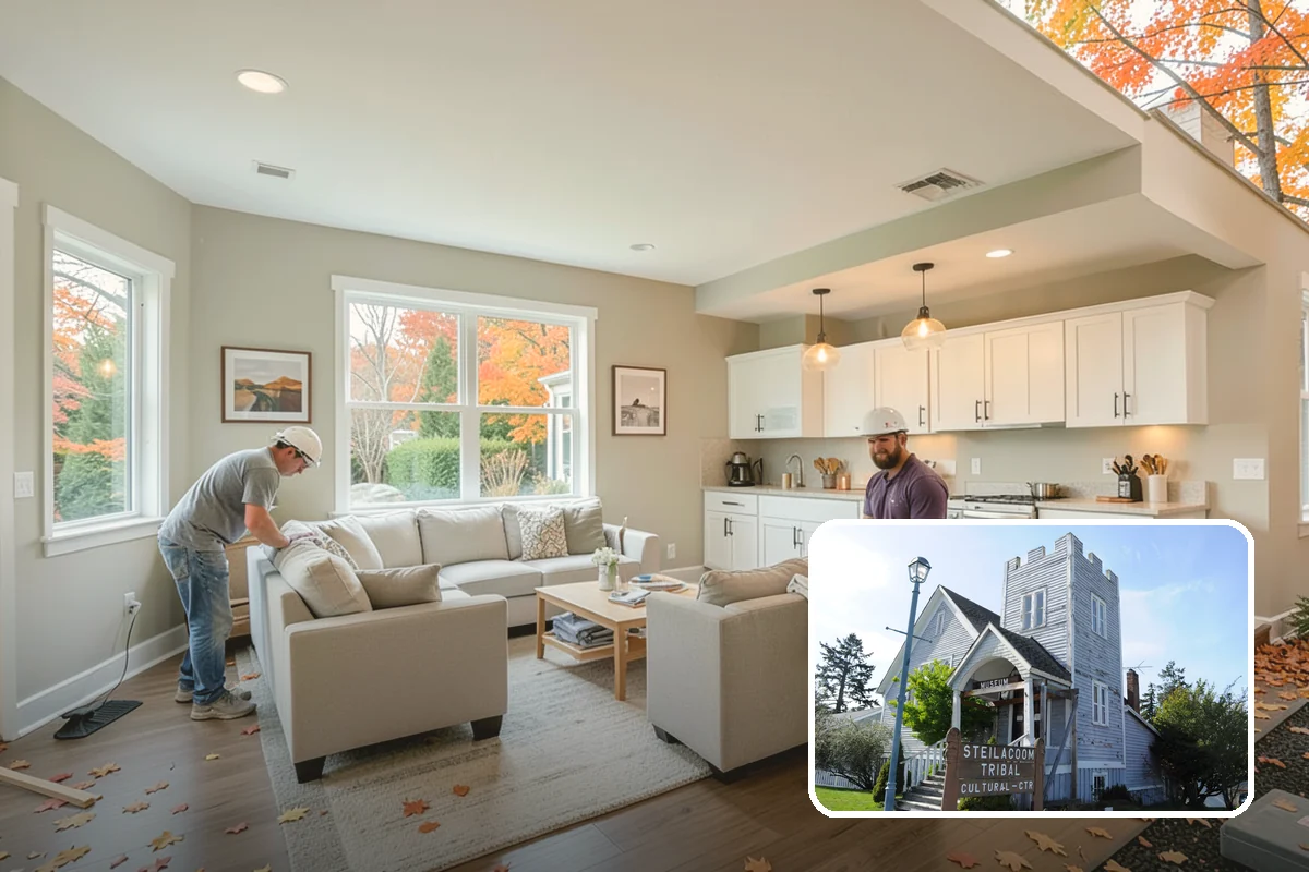 Whole-House Fan Installation in Steilacoom, Pierce County, WA - Cools the home quickly on warm evenings