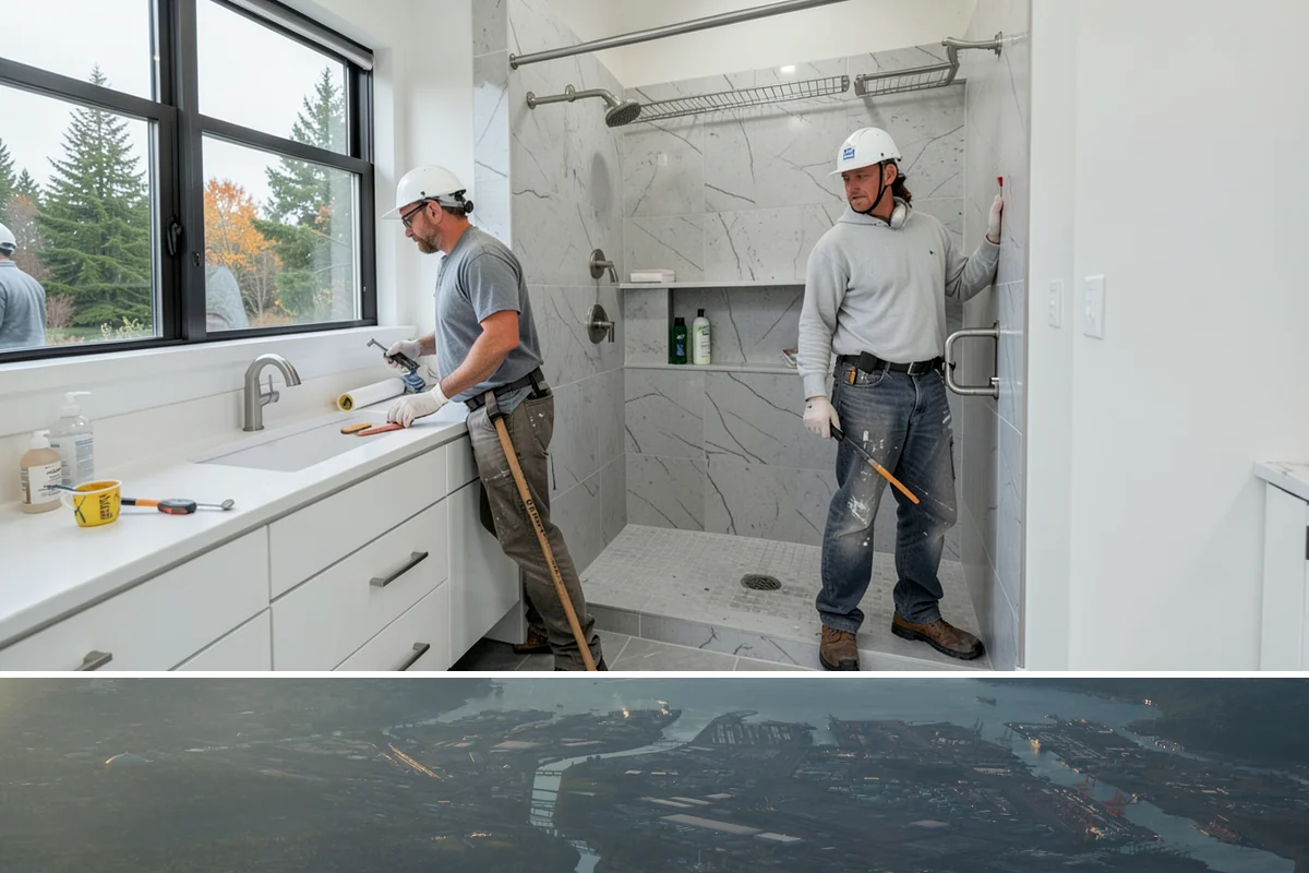 Whole House Remodel in Fife, Pierce County, WA - Whole-house remodels often begin in late fall so the bulk of interior work carries households comfortably through the wet Puget...