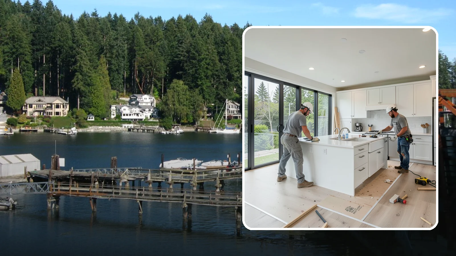 Whole House Remodel in Gig Harbor, Pierce County, WA - A top-to-bottom whole house remodel that reimagines your entire Western Washington home in one coordinated project.