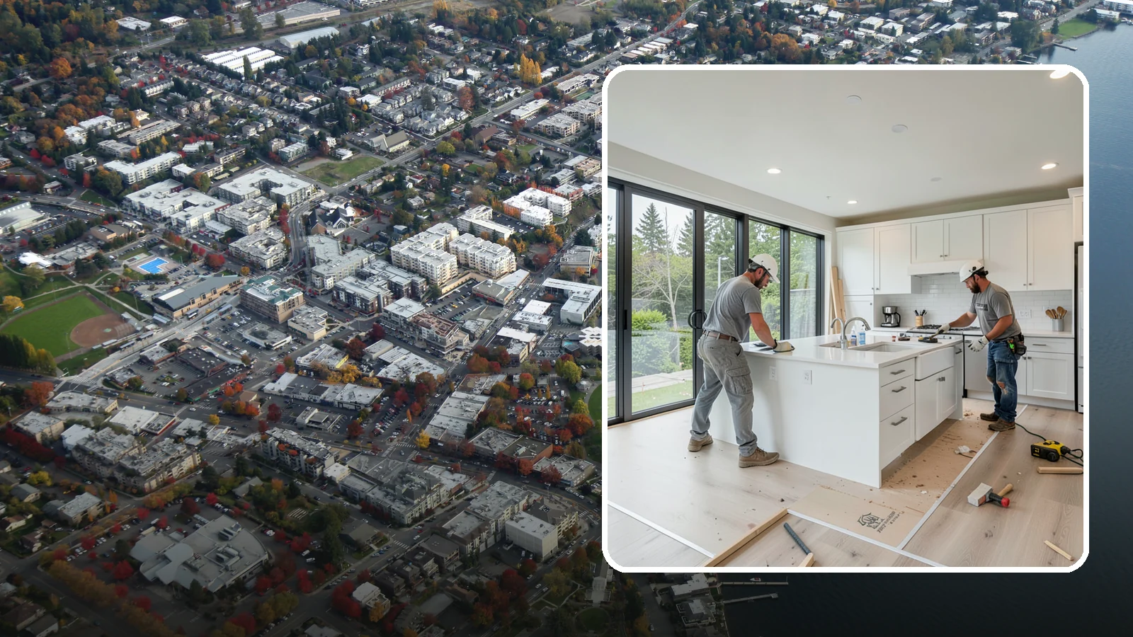 Whole House Remodel in Kirkland, King County, WA - A top-to-bottom whole house remodel that reimagines your entire Western Washington home in one coordinated project.