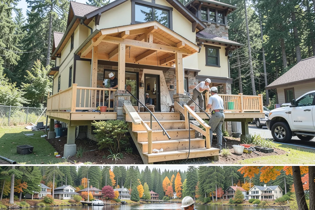 Whole House Remodel in La Conner, Skagit County, WA - Whole-house remodels often begin in late fall so the bulk of interior work carries households comfortably through the wet Puget...