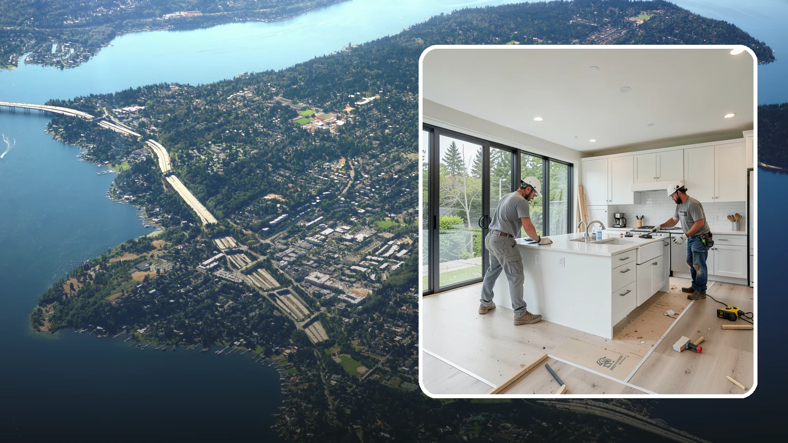 Whole House Remodel in Mercer Island, King County, WA - A top-to-bottom whole house remodel that reimagines your entire Western Washington home in one coordinated project.