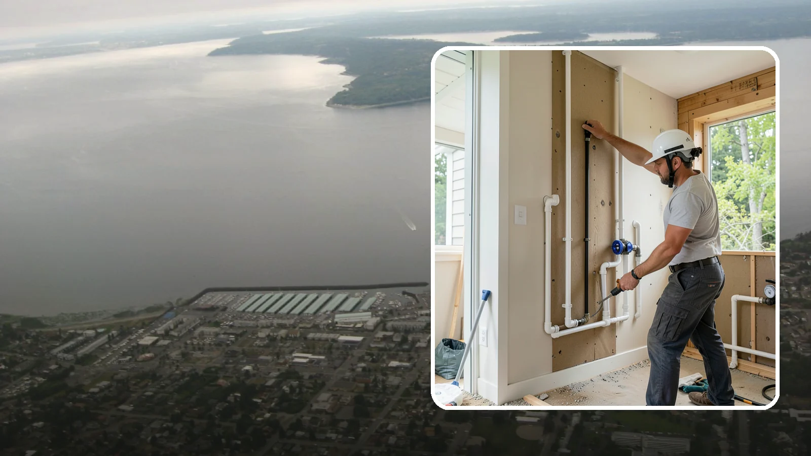 Whole-House Repipe in Des Moines, King County, WA - We replace all the aging or failing water supply lines throughout your home with modern, corrosion-resistant piping.