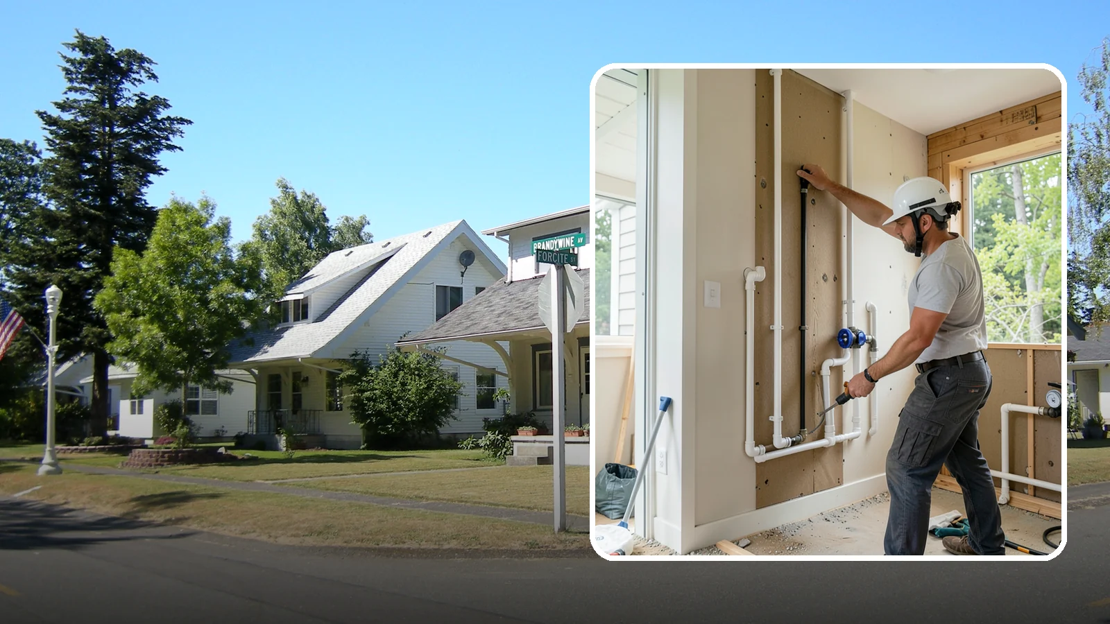 Whole-House Repipe in DuPont, Pierce County, WA - We replace all the aging or failing water supply lines throughout your home with modern, corrosion-resistant piping.