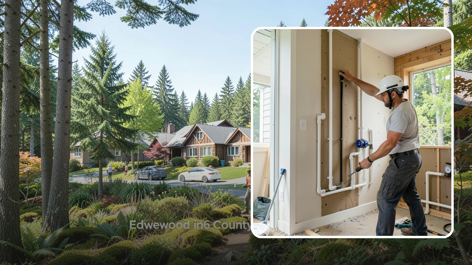 Whole-House Repipe in Edgewood, Pierce County, WA - We replace all the aging or failing water supply lines throughout your home with modern, corrosion-resistant piping.