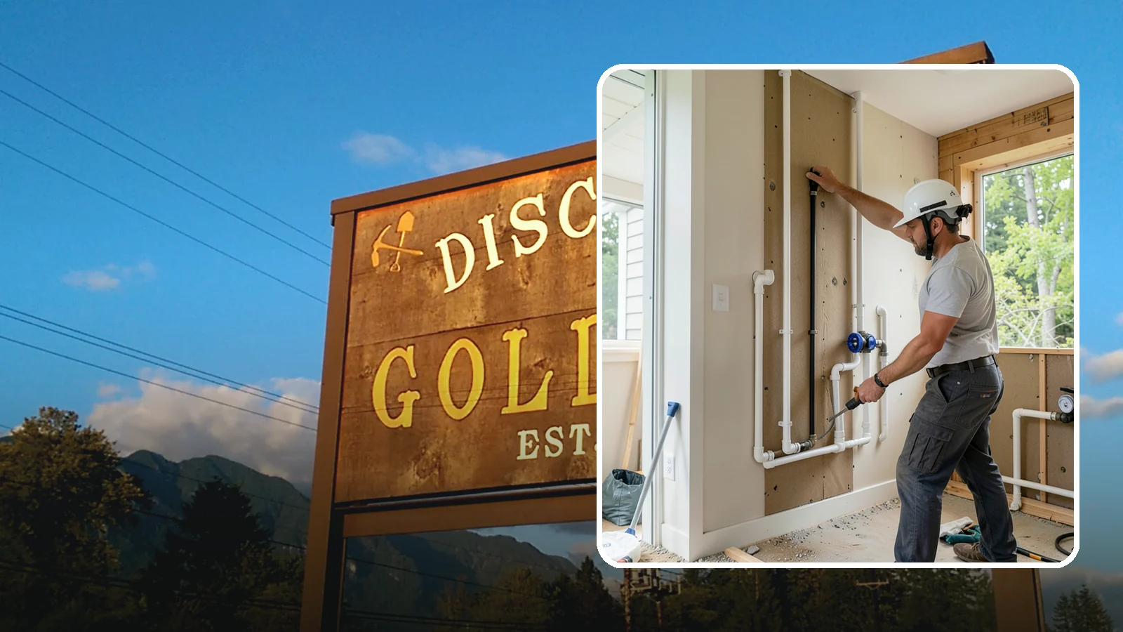 Whole-House Repipe in Gold Bar, Snohomish County, WA - We replace all the aging or failing water supply lines throughout your home with modern, corrosion-resistant piping.