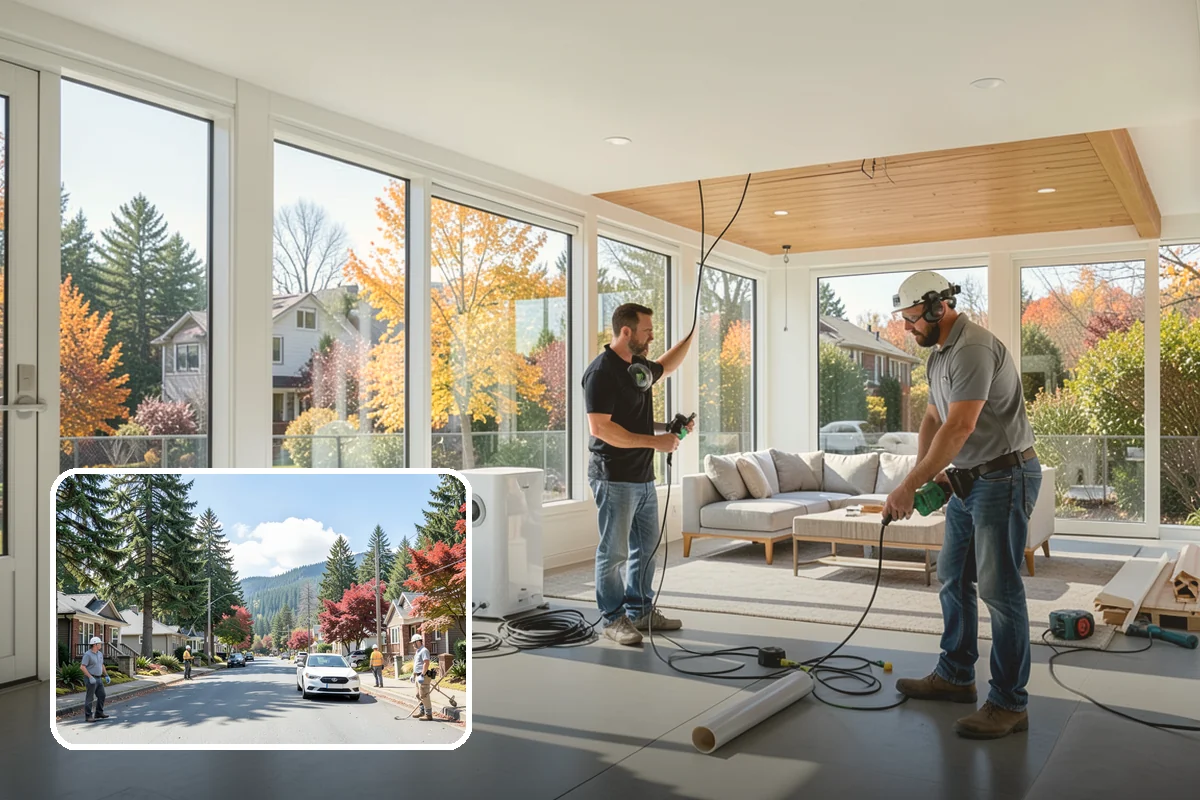 Whole-House Repipe in Hunts Point, King County, WA - Eliminates recurring pinhole leaks and the water damage they cause