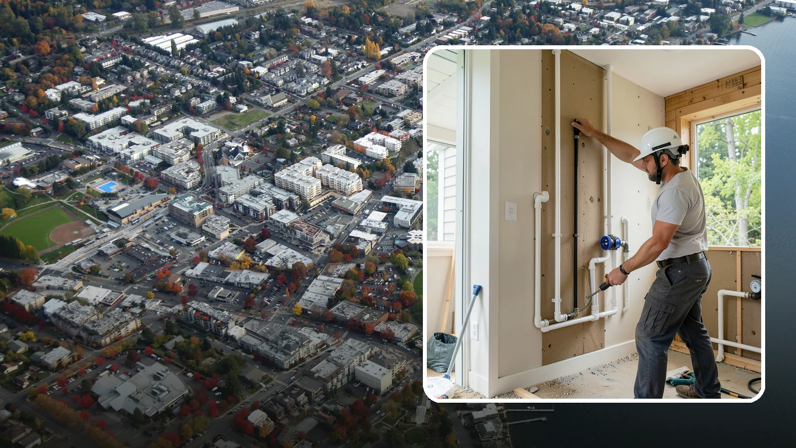 Whole-House Repipe in Kirkland, King County, WA - We replace all the aging or failing water supply lines throughout your home with modern, corrosion-resistant piping.