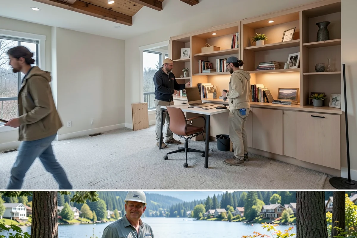 Whole-House Repipe in Milton, King County, WA - This interior work can be completed any time of year, making the wet PNW winter a practical season to schedule it.