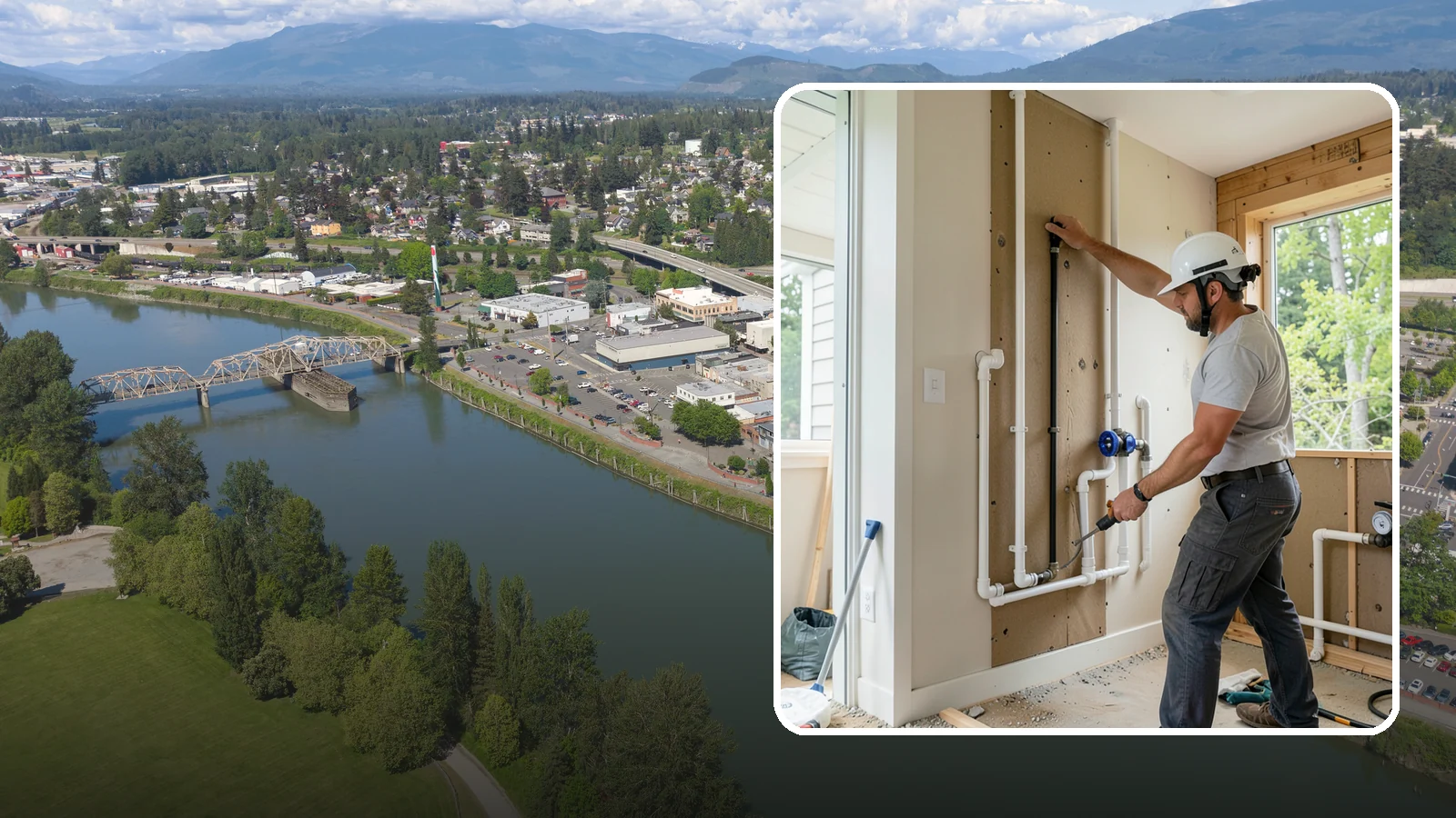 Whole-House Repipe in Mount Vernon, Skagit County, WA - We replace all the aging or failing water supply lines throughout your home with modern, corrosion-resistant piping.