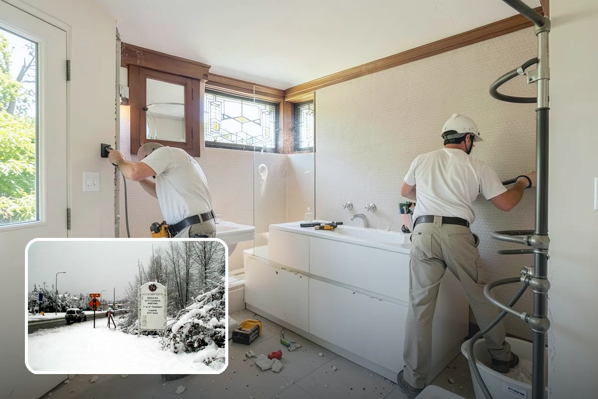 Whole-House Repipe in Newcastle, King County, WA - Eliminates recurring pinhole leaks and the water damage they cause