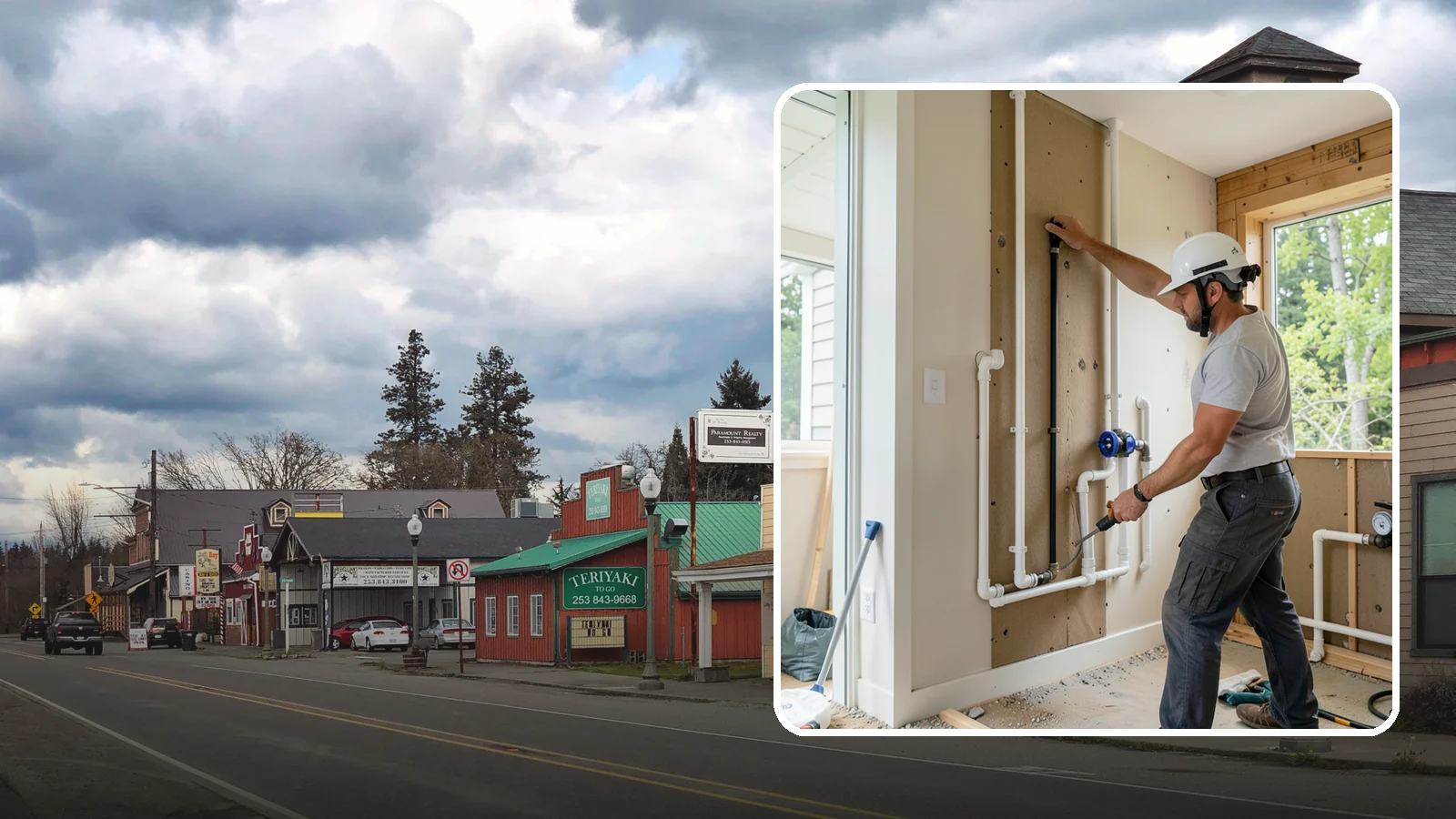 Whole-House Repipe in Roy, Pierce County, WA - We replace all the aging or failing water supply lines throughout your home with modern, corrosion-resistant piping.