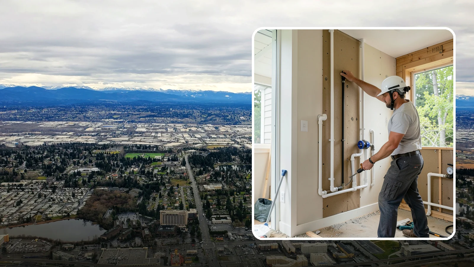 Whole-House Repipe in SeaTac, King County, WA - We replace all the aging or failing water supply lines throughout your home with modern, corrosion-resistant piping.