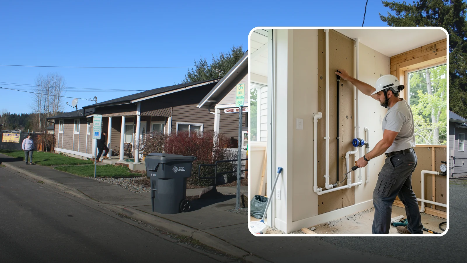Whole-House Repipe in South Prairie, Pierce County, WA - We replace all the aging or failing water supply lines throughout your home with modern, corrosion-resistant piping.