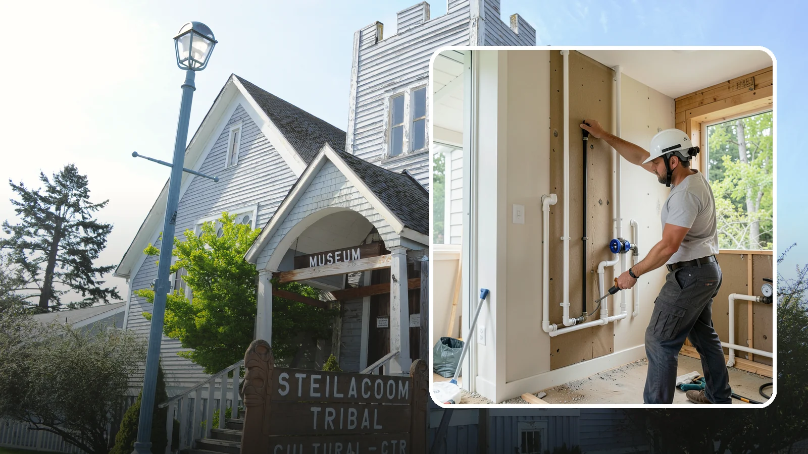 Whole-House Repipe in Steilacoom, Pierce County, WA - We replace all the aging or failing water supply lines throughout your home with modern, corrosion-resistant piping.