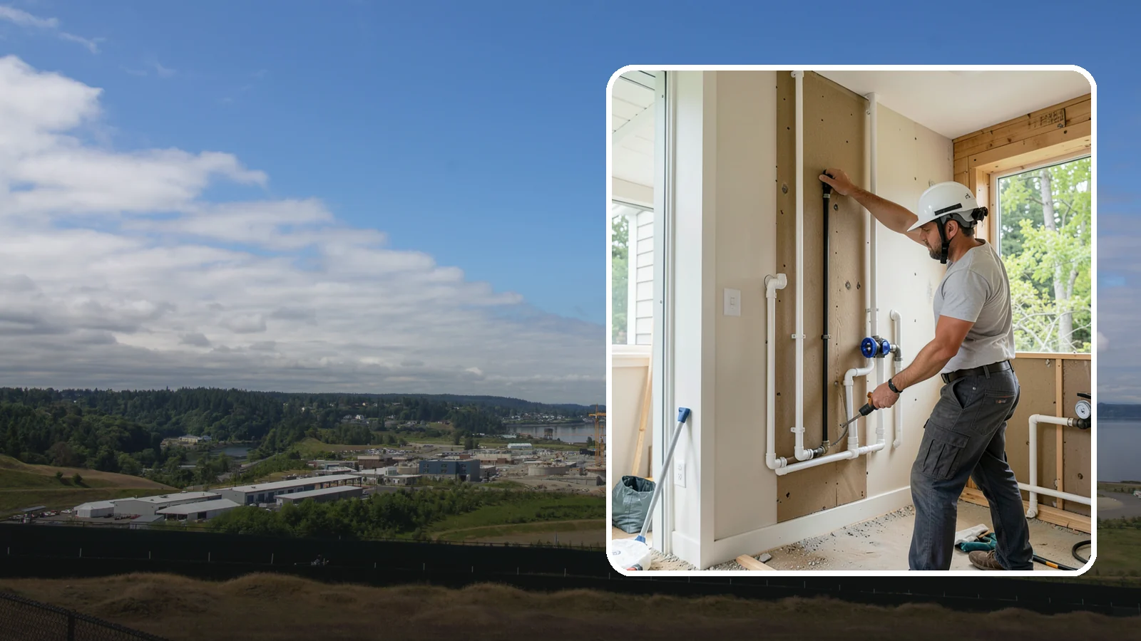 Whole-House Repipe in University Place, Pierce County, WA - We replace all the aging or failing water supply lines throughout your home with modern, corrosion-resistant piping.