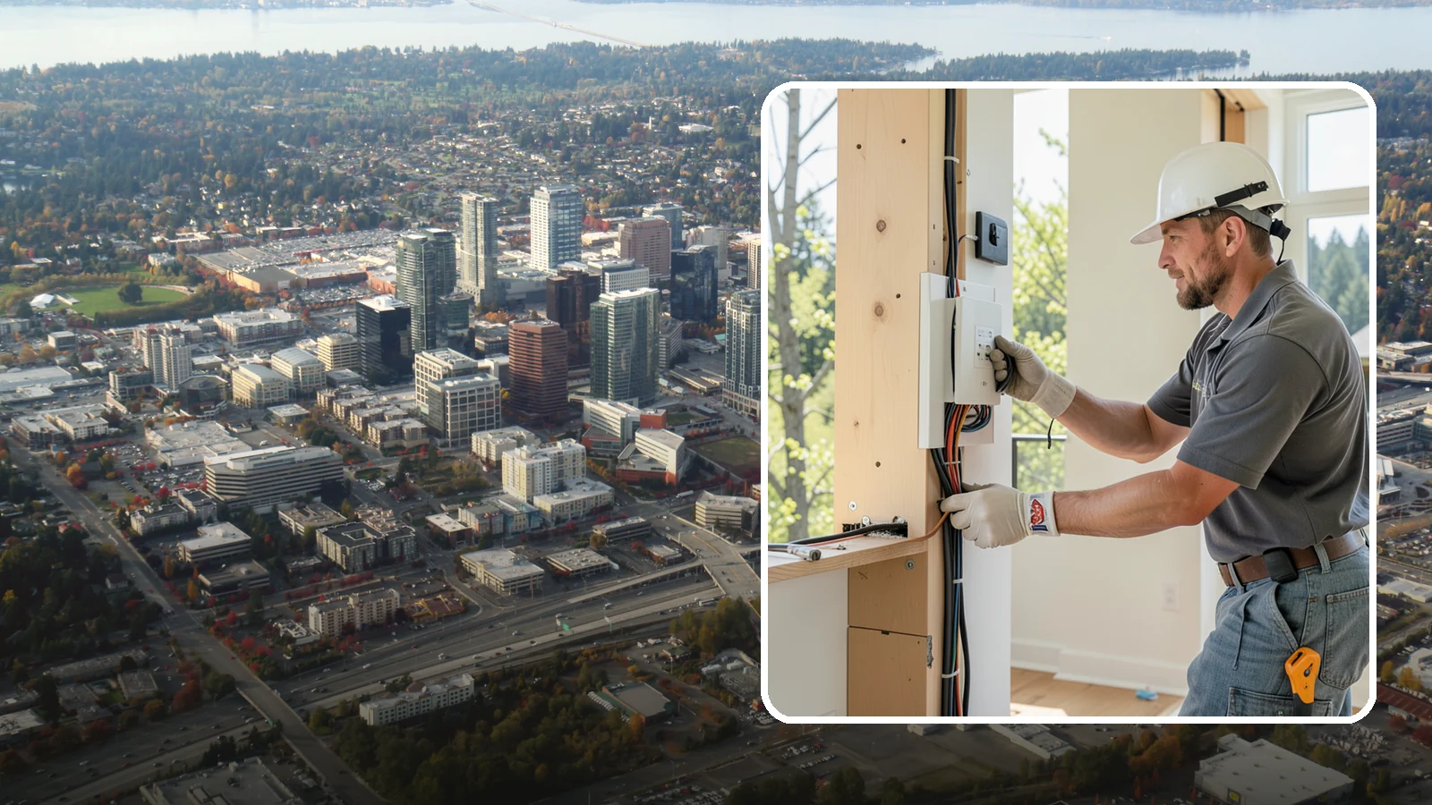 Whole-House Rewiring in Bellevue, King County, WA - We replace old, unsafe wiring throughout your home with modern, grounded circuits that meet current code.