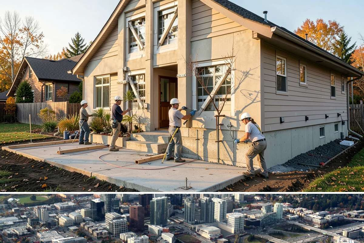Whole-House Rewiring in Bellevue, King County, WA - Interior rewiring can be scheduled in any season, making the rainy months a practical time to complete it.