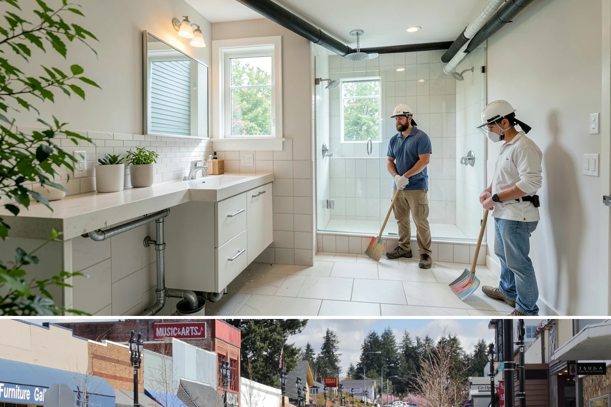 Whole-House Rewiring in Bothell, King County, WA - Interior rewiring can be scheduled in any season, making the rainy months a practical time to complete it.