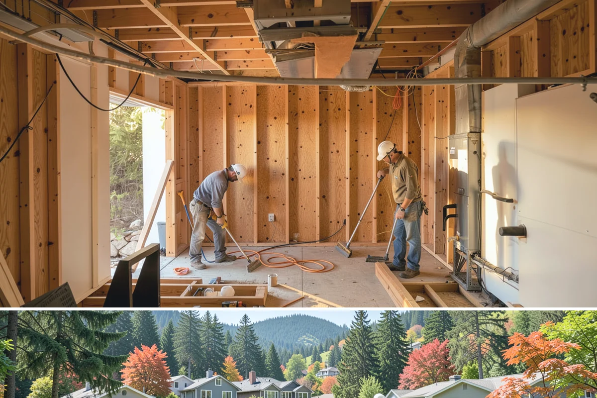 Whole-House Rewiring in Fircrest, Pierce County, WA - Interior rewiring can be scheduled in any season, making the rainy months a practical time to complete it.
