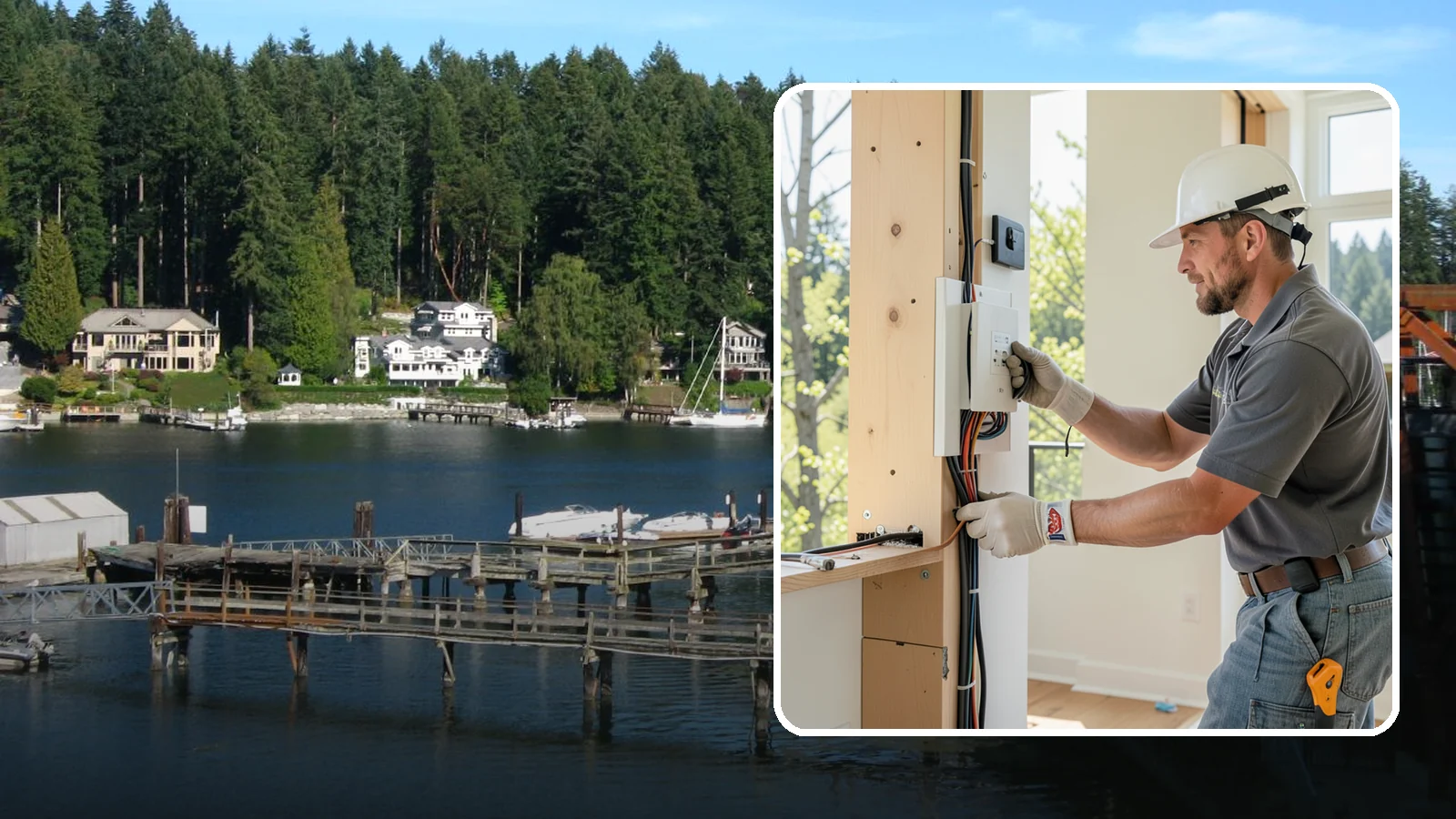 Whole-House Rewiring in Gig Harbor, Pierce County, WA - We replace old, unsafe wiring throughout your home with modern, grounded circuits that meet current code.