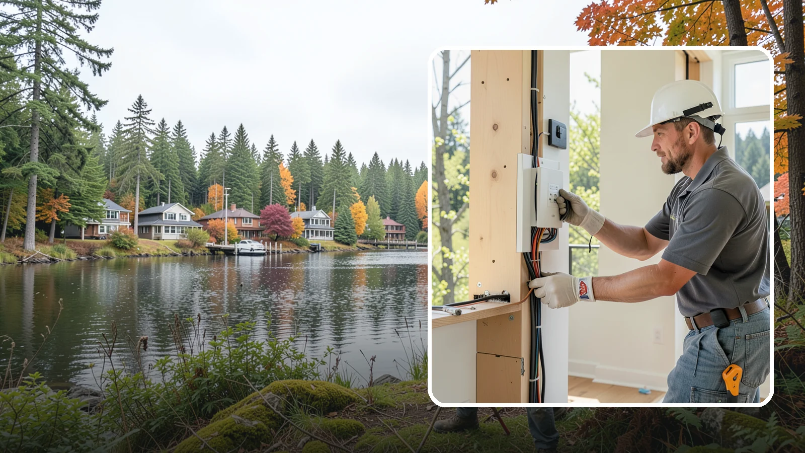 Whole-House Rewiring in La Conner, Skagit County, WA - We replace old, unsafe wiring throughout your home with modern, grounded circuits that meet current code.