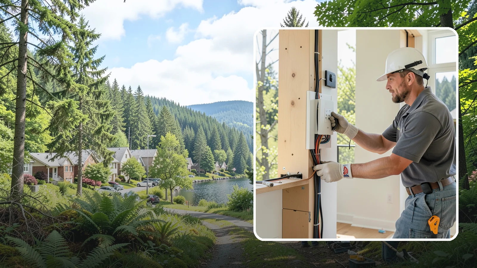Whole-House Rewiring in Lake Forest Park, King County, WA - We replace old, unsafe wiring throughout your home with modern, grounded circuits that meet current code.