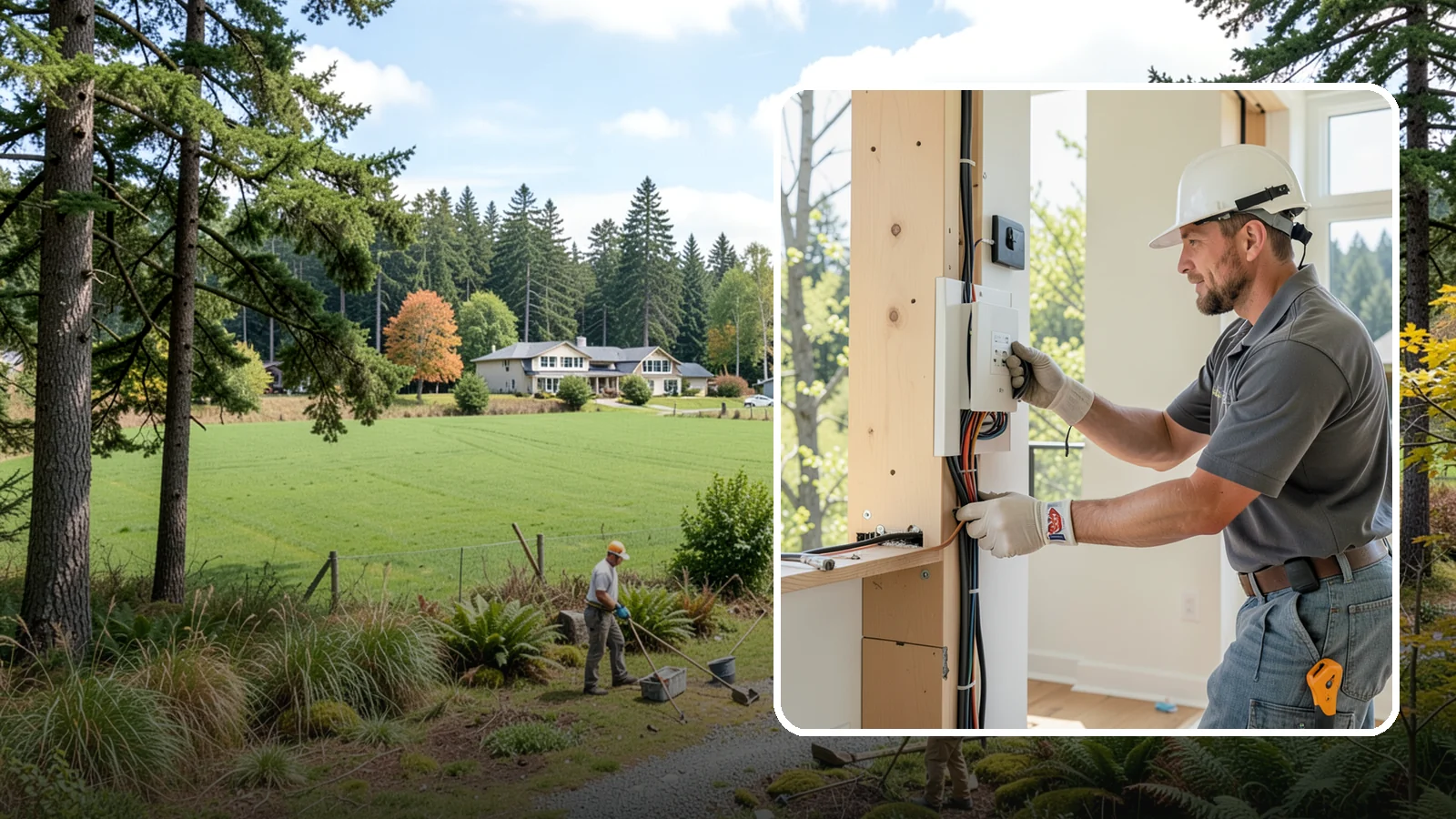 Whole-House Rewiring in Lyman, Skagit County, WA - We replace old, unsafe wiring throughout your home with modern, grounded circuits that meet current code.