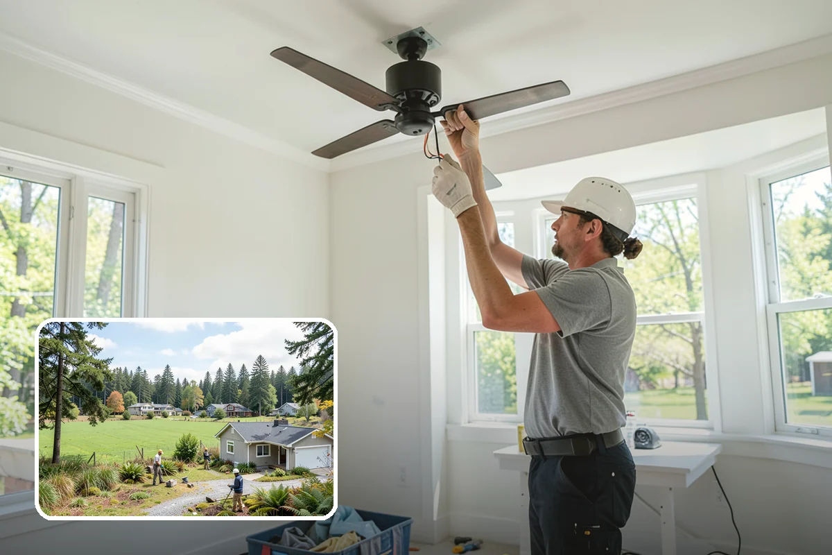 Whole-House Rewiring in Lyman, Skagit County, WA - Removes fire risk from knob-and-tube and old aluminum wiring
