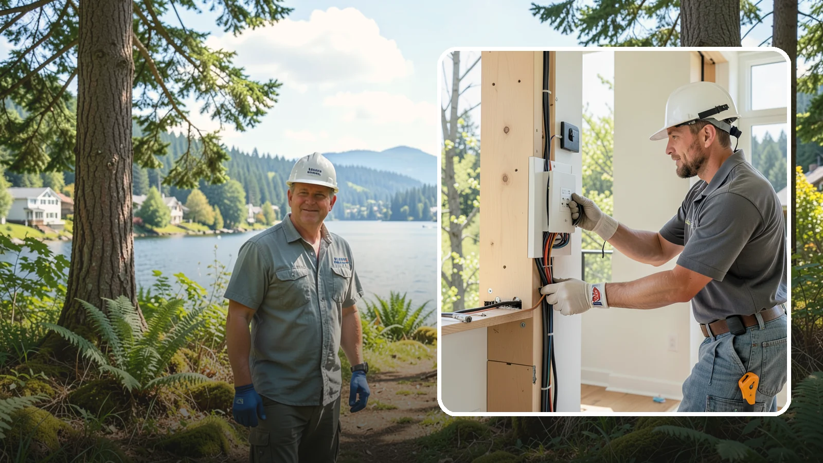 Whole-House Rewiring in Milton, King County, WA - We replace old, unsafe wiring throughout your home with modern, grounded circuits that meet current code.