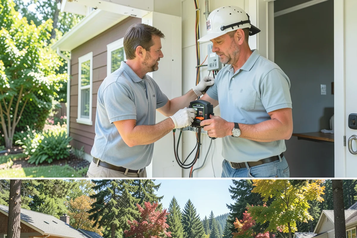 Whole-House Rewiring in Orting, Pierce County, WA - Interior rewiring can be scheduled in any season, making the rainy months a practical time to complete it.