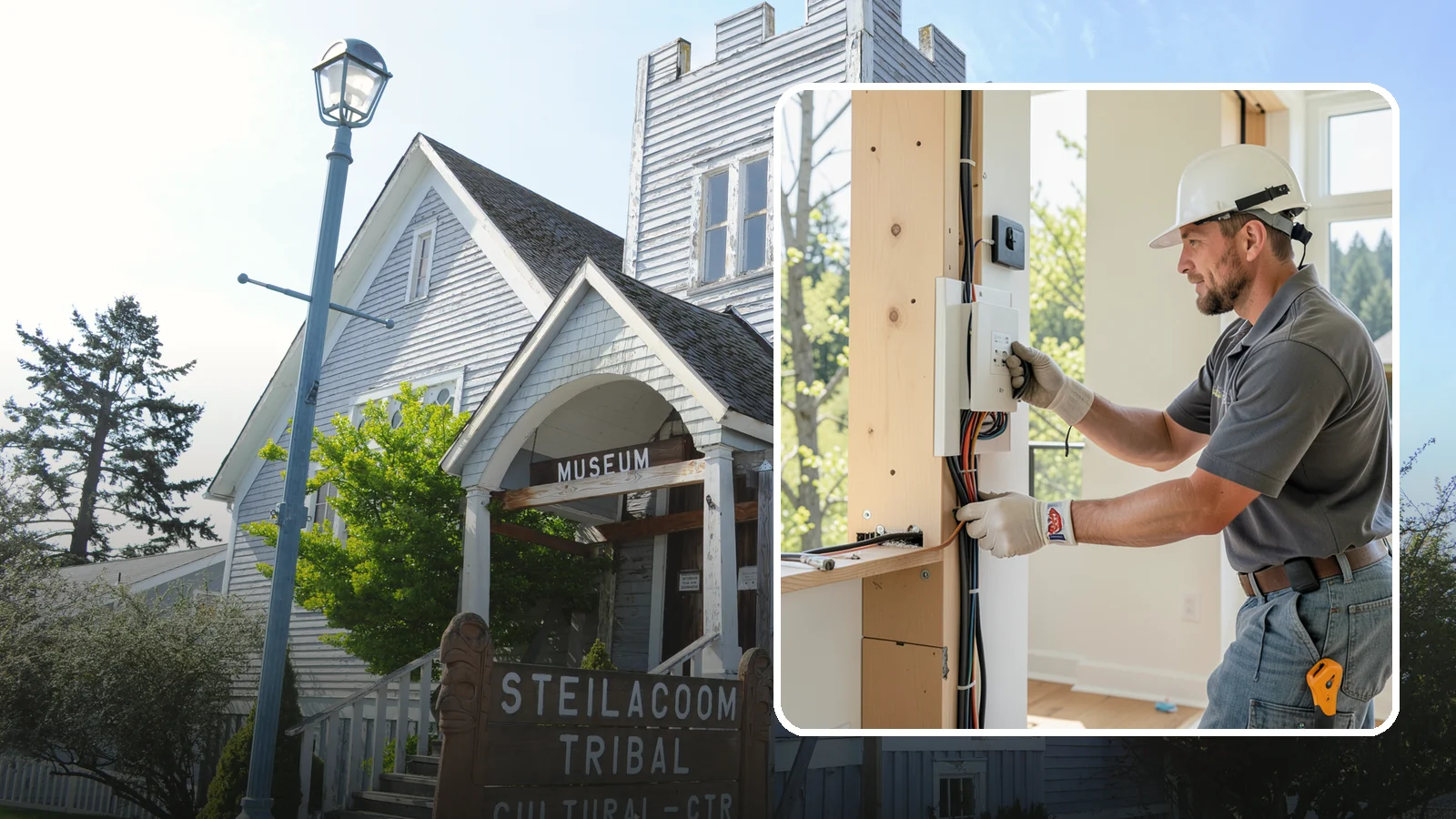 Whole-House Rewiring in Steilacoom, Pierce County, WA - We replace old, unsafe wiring throughout your home with modern, grounded circuits that meet current code.