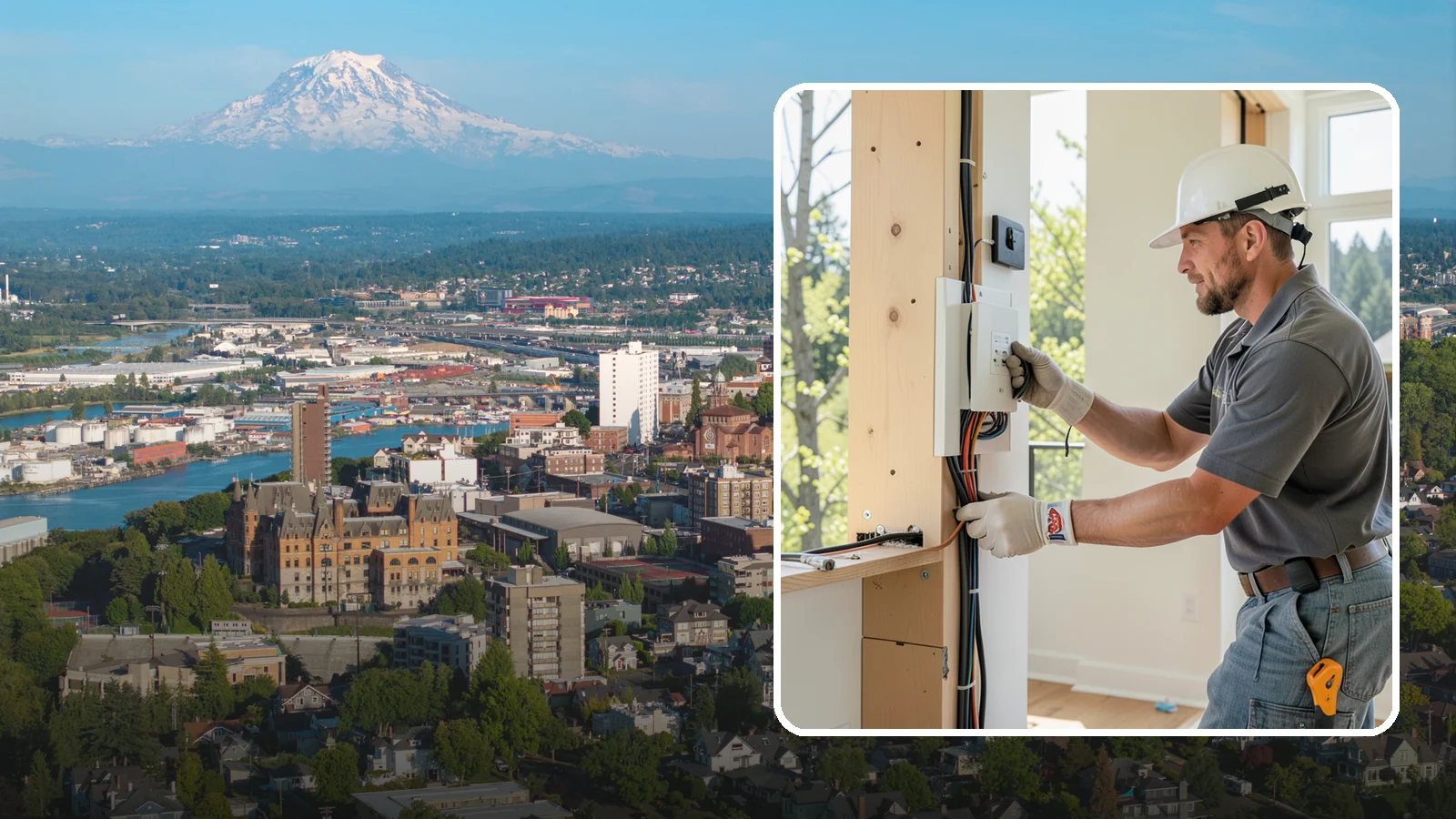 Whole-House Rewiring in Tacoma, Pierce County, WA - We replace old, unsafe wiring throughout your home with modern, grounded circuits that meet current code.