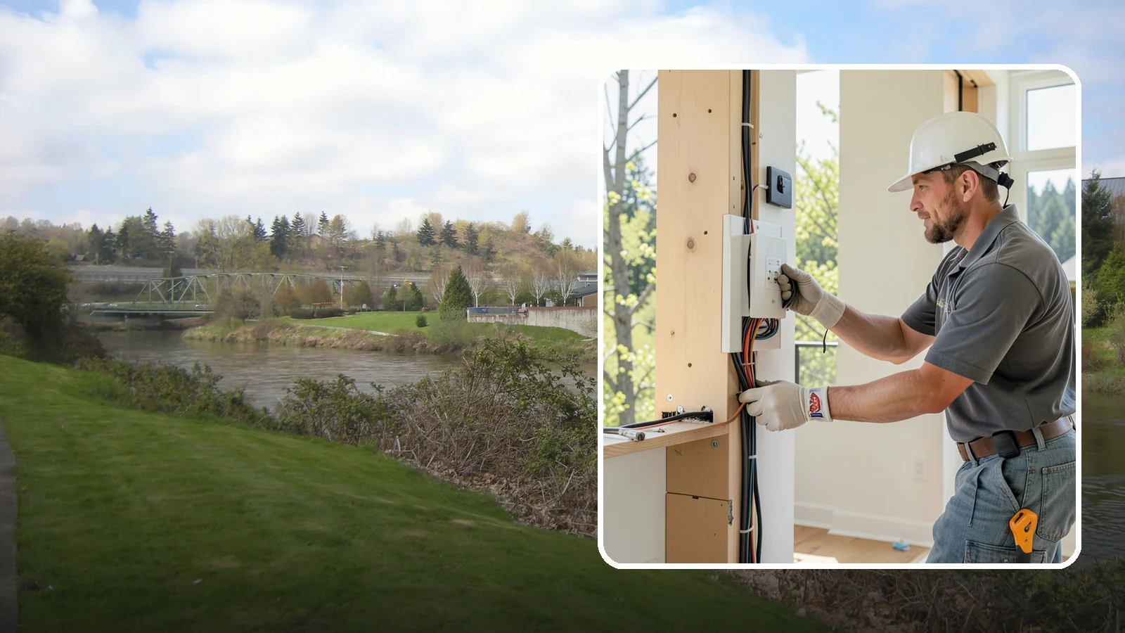 Whole-House Rewiring in Tukwila, King County, WA - We replace old, unsafe wiring throughout your home with modern, grounded circuits that meet current code.