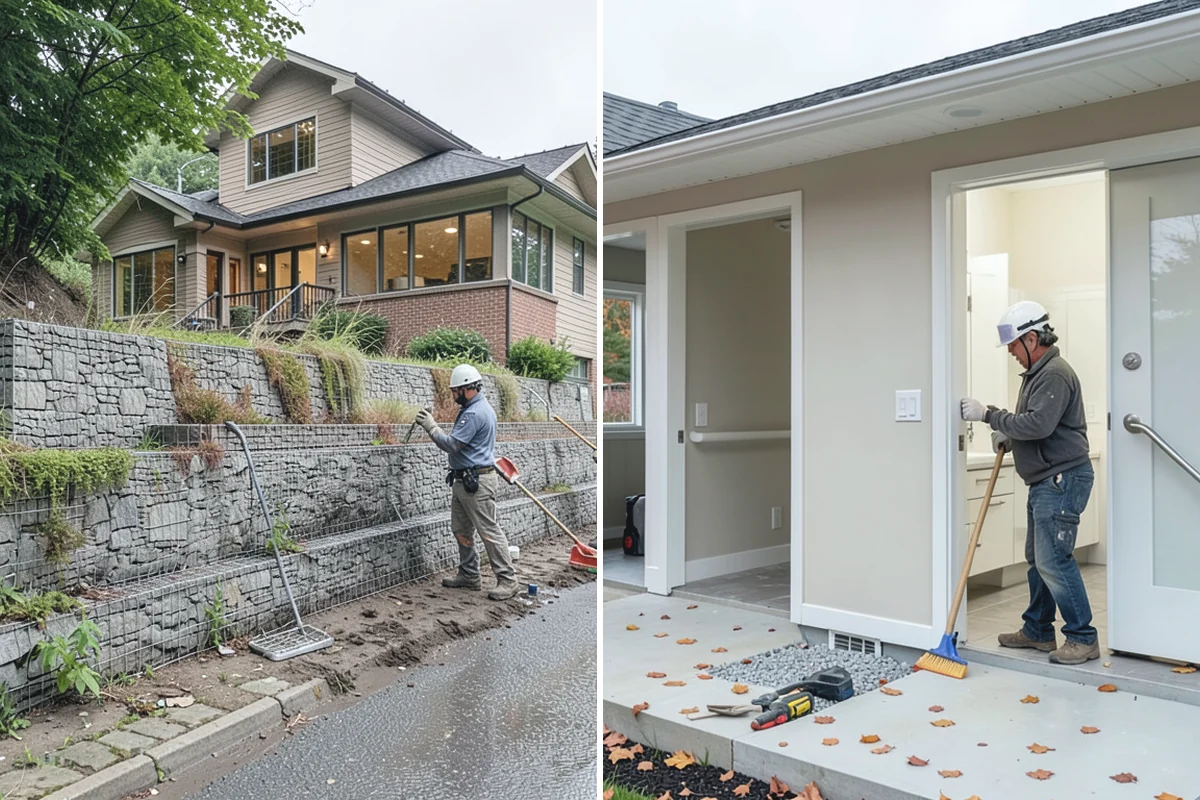 Widened Doorway Installation in Auburn, King County, WA - We measure openings and confirm whether the wall carries load