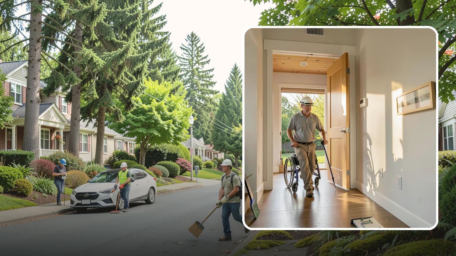 Widened Doorway Installation in Beaux Arts Village, King County, WA - We widen interior doorways so wheelchairs, walkers, and gurneys can pass through with room to spare.