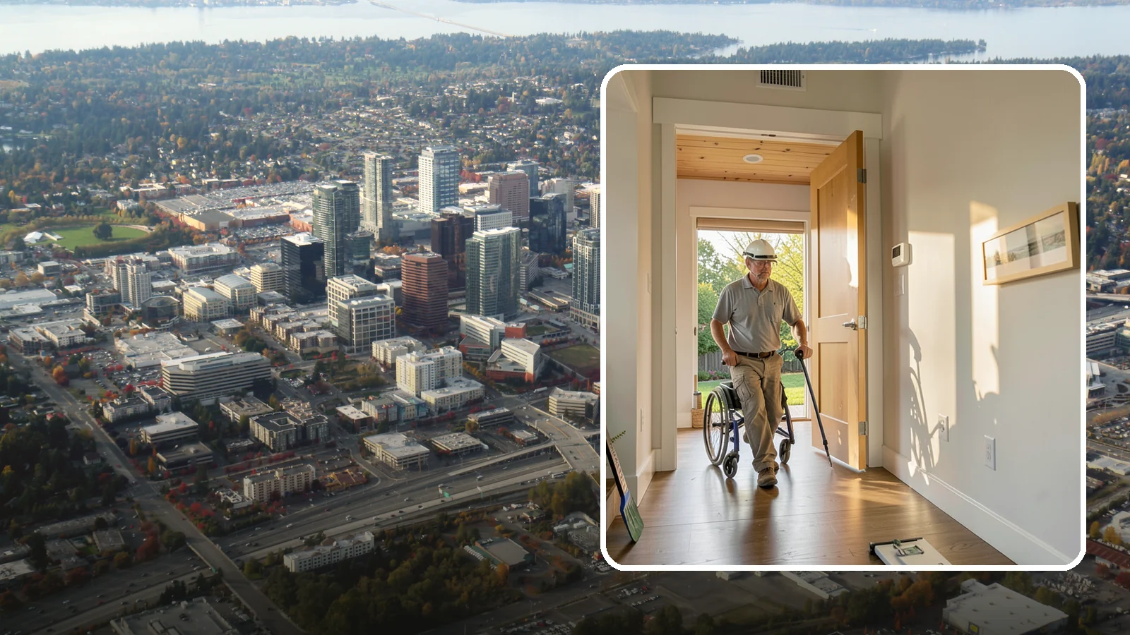Widened Doorway Installation in Bellevue, King County, WA - We widen interior doorways so wheelchairs, walkers, and gurneys can pass through with room to spare.
