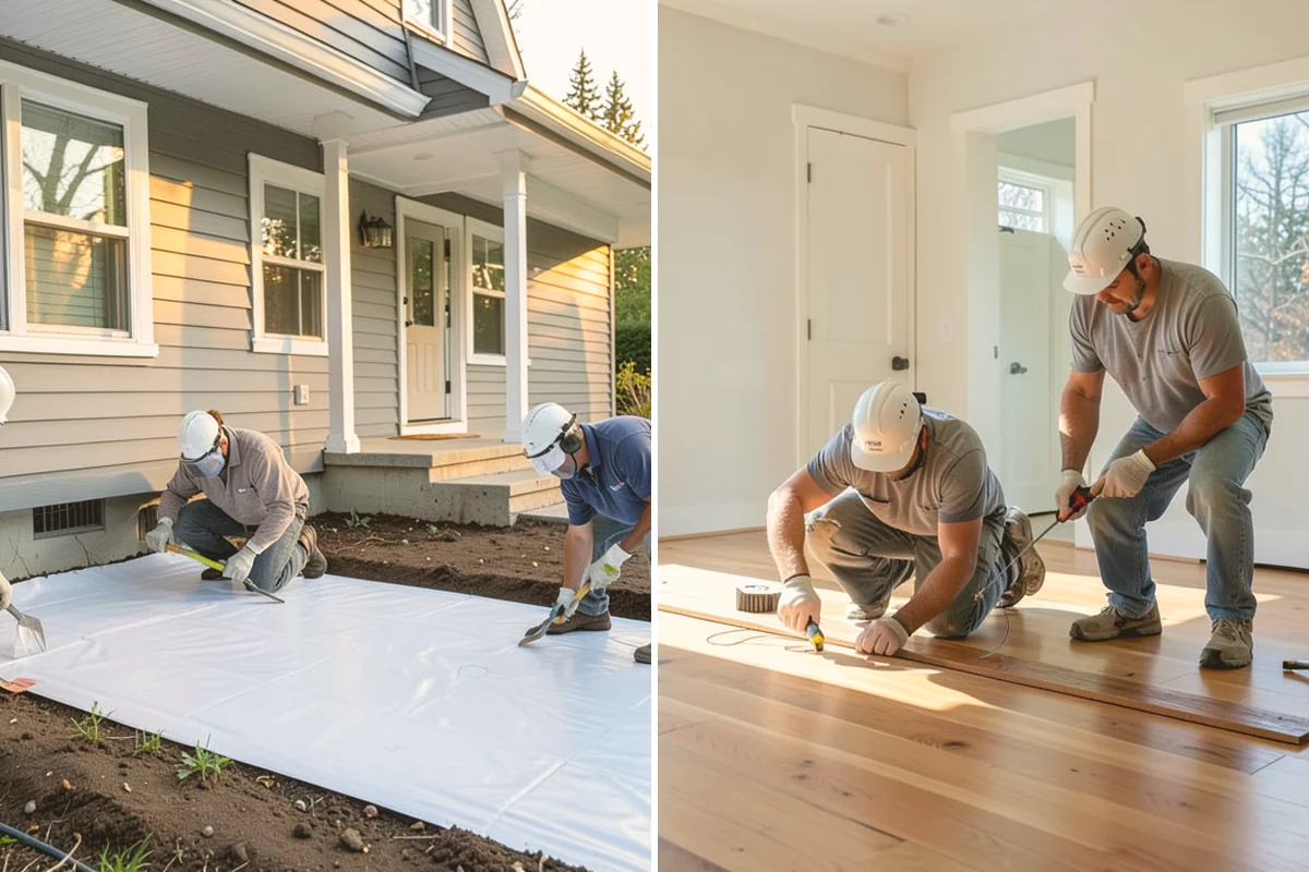 Widened Doorway Installation in Bellevue, King County, WA - We measure openings and confirm whether the wall carries load