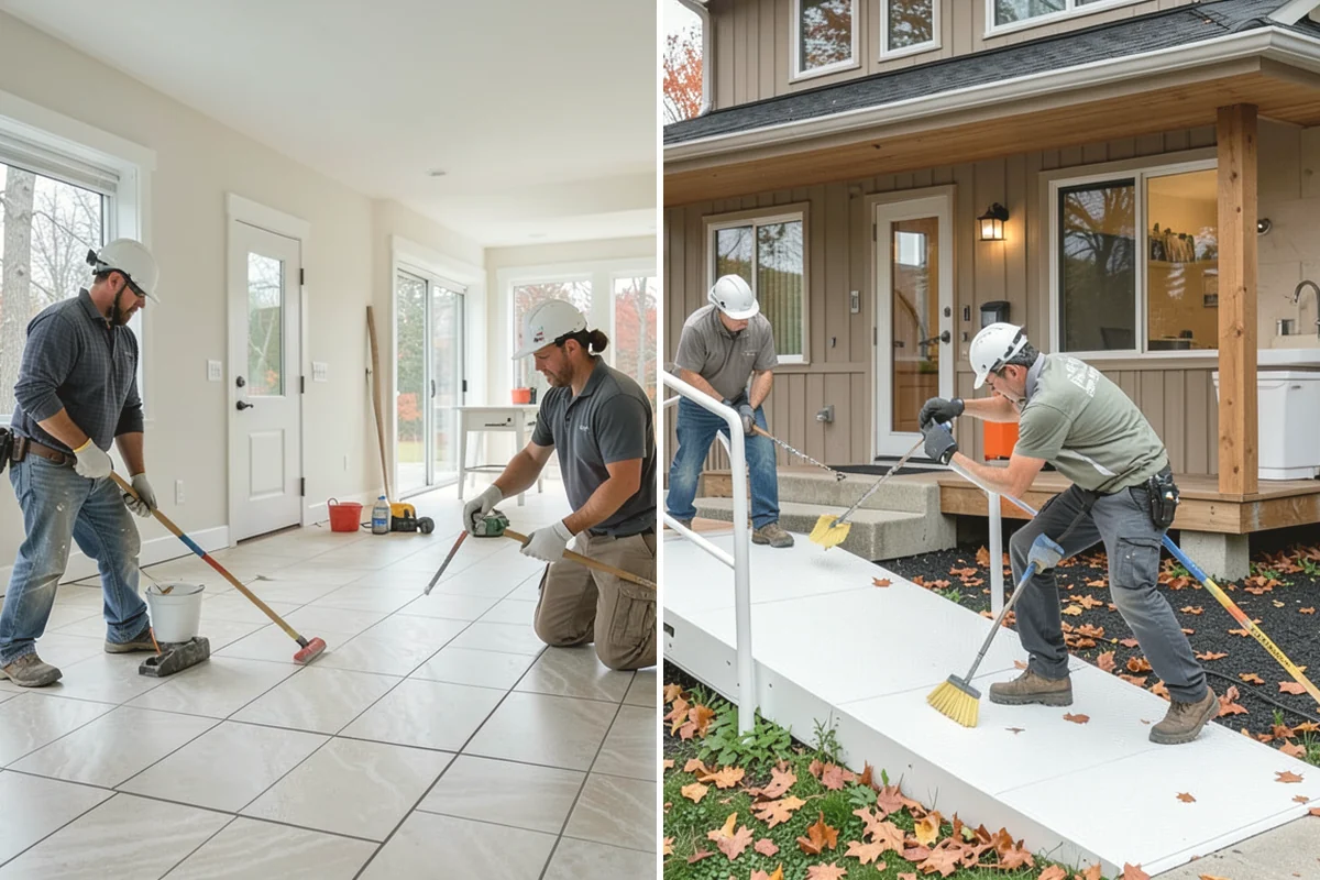 Widened Doorway Installation in Black Diamond, King County, WA - We measure openings and confirm whether the wall carries load