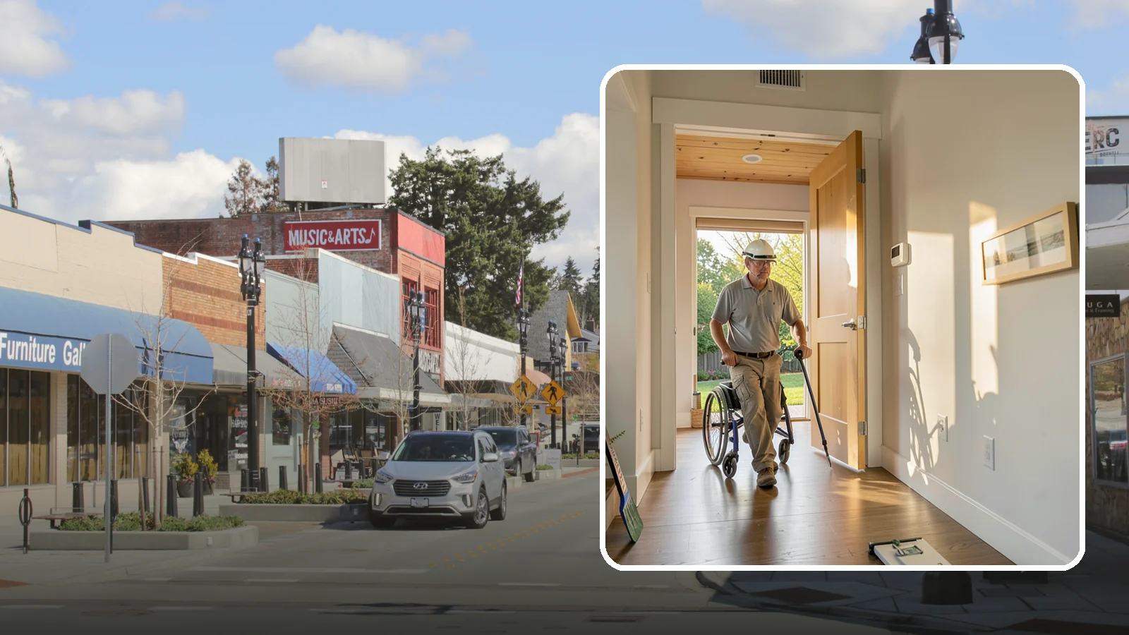 Widened Doorway Installation in Bothell, King County, WA - We widen interior doorways so wheelchairs, walkers, and gurneys can pass through with room to spare.