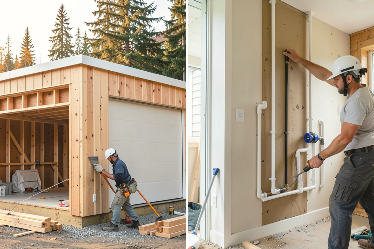 Widened Doorway Installation in La Conner, Skagit County, WA - We measure openings and confirm whether the wall carries load