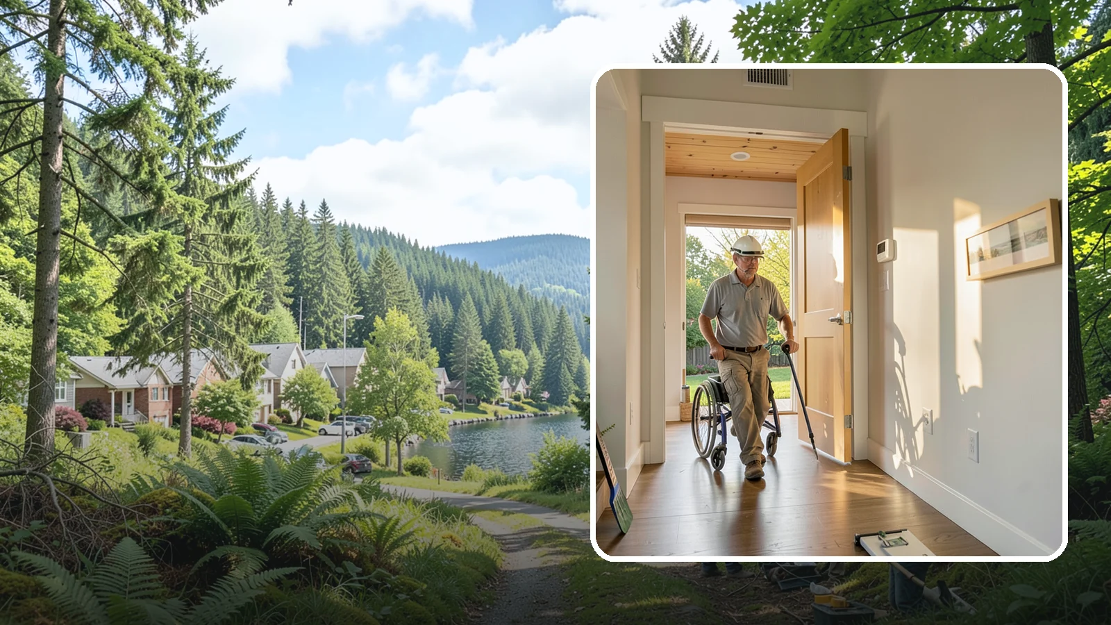 Widened Doorway Installation in Lake Forest Park, King County, WA - We widen interior doorways so wheelchairs, walkers, and gurneys can pass through with room to spare.