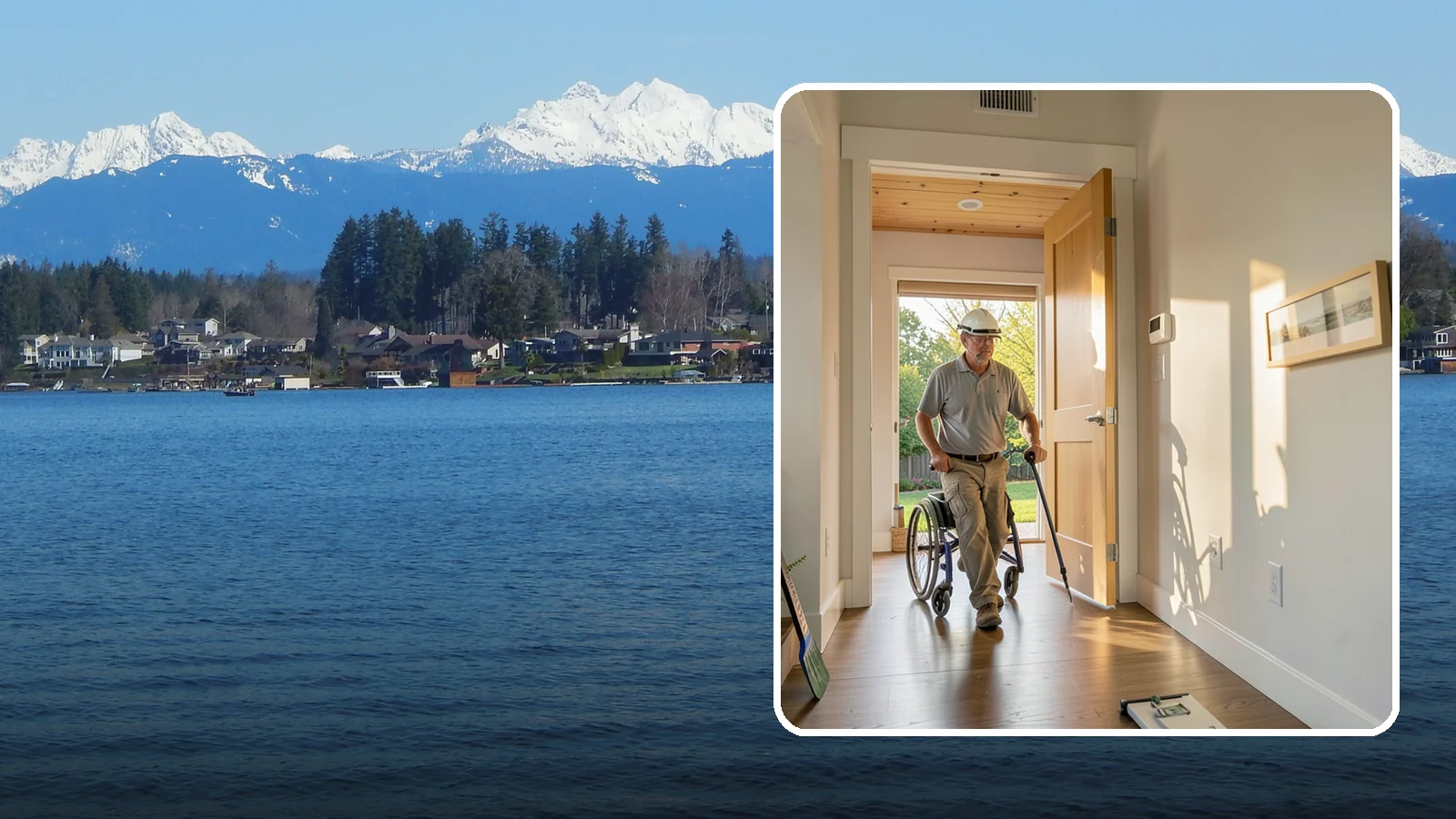 Widened Doorway Installation in Lake Stevens, Snohomish County, WA - We widen interior doorways so wheelchairs, walkers, and gurneys can pass through with room to spare.