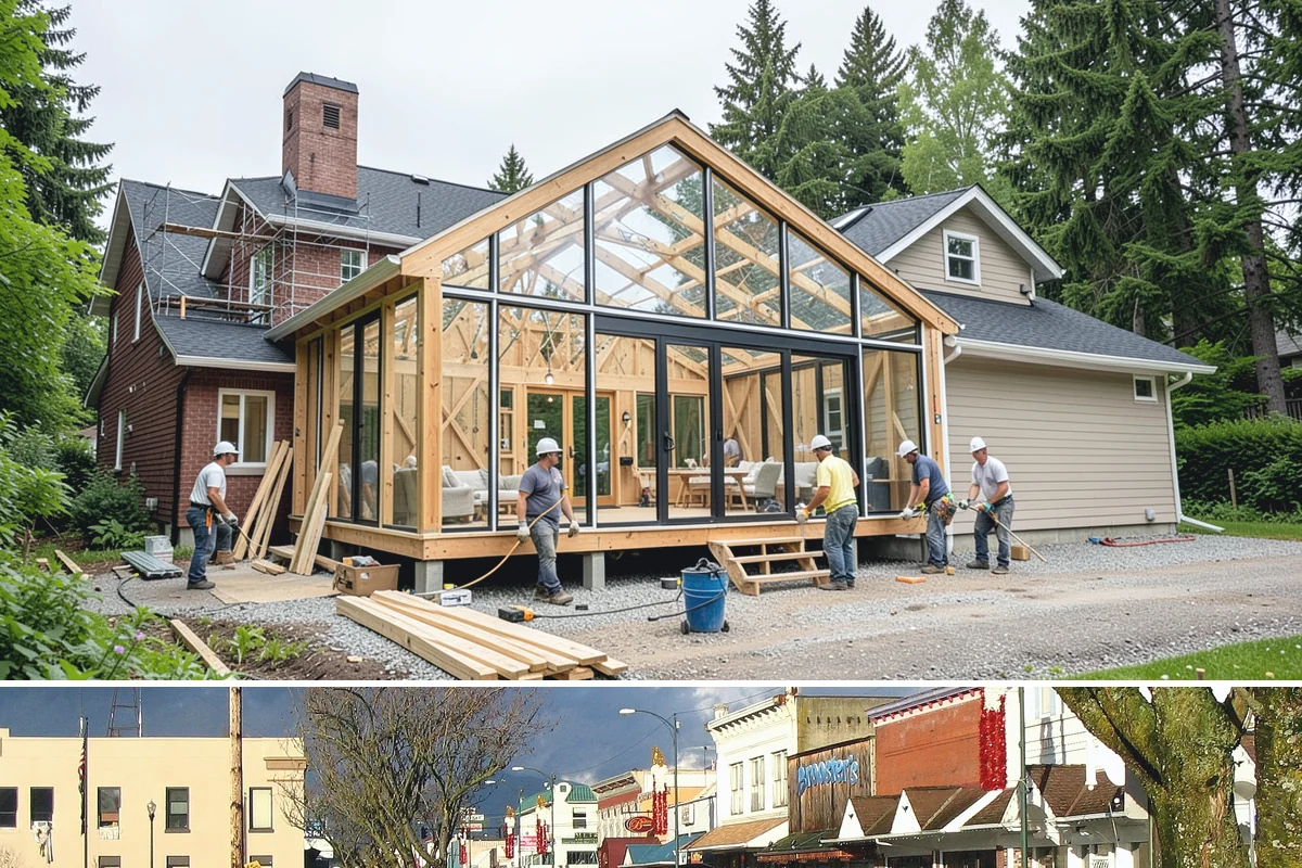Window Flashing Installation in Arlington, Snohomish County, WA - Flashing work is best performed in dry conditions so the wall assembly stays sound while it's opened up.