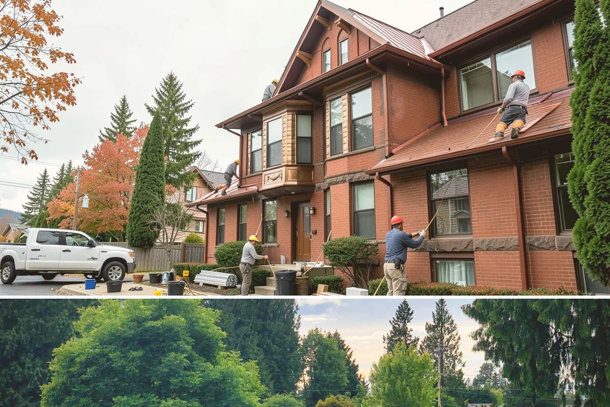 Window Flashing Installation in Bonney Lake, Pierce County, WA - Flashing work is best performed in dry conditions so the wall assembly stays sound while it's opened up.