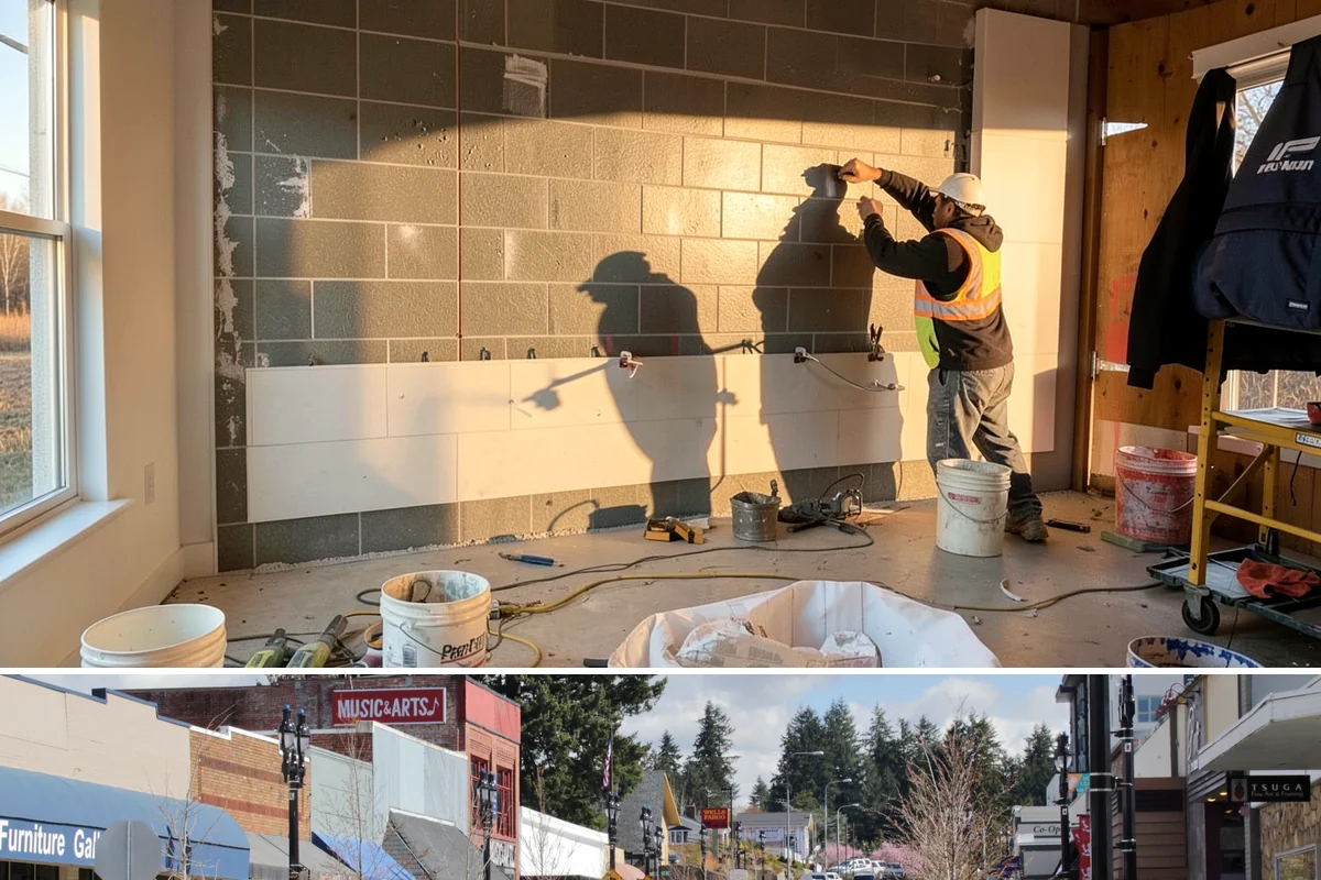 Window Flashing Installation in Bothell, King County, WA - Flashing work is best performed in dry conditions so the wall assembly stays sound while it's opened up.